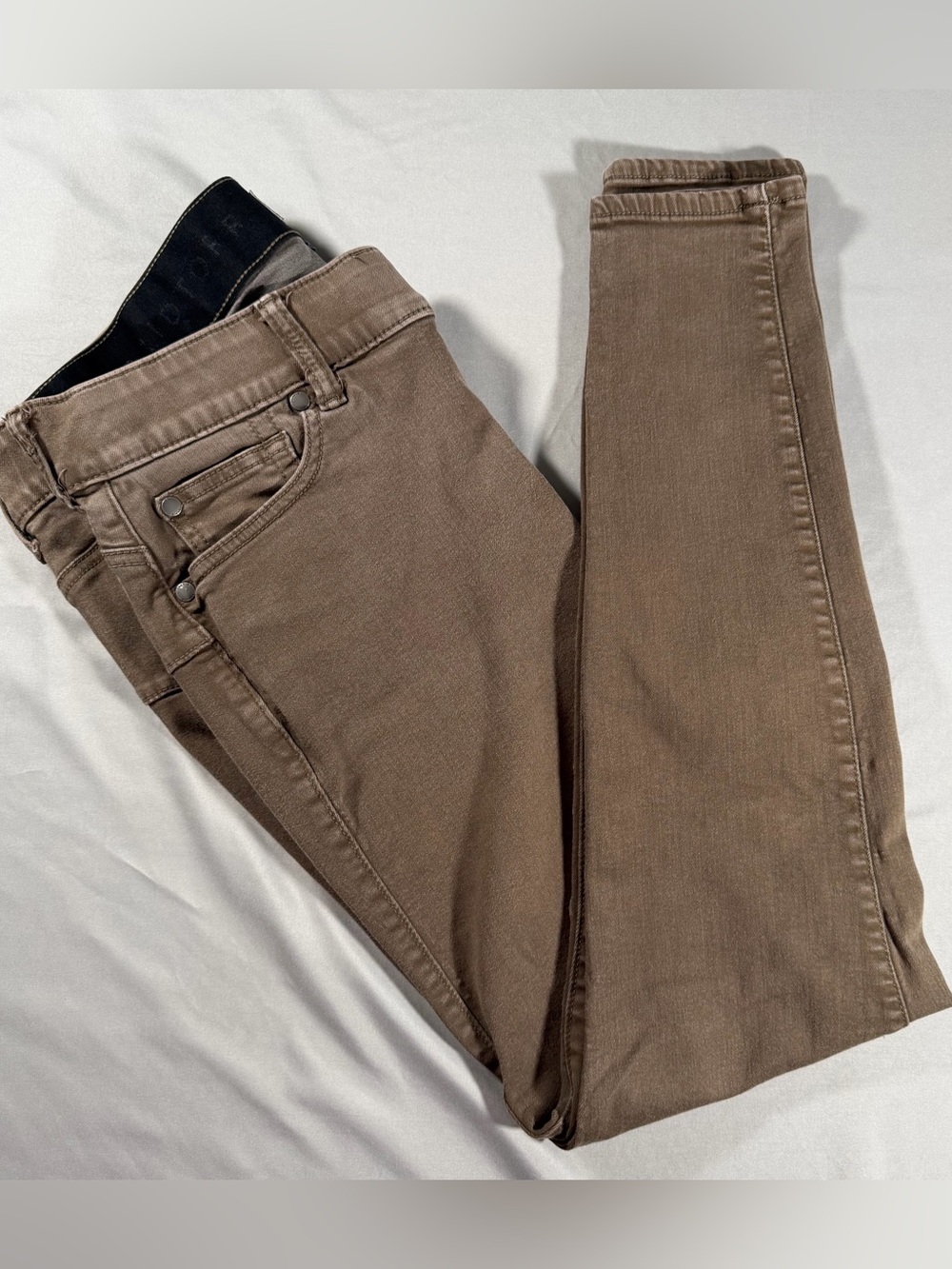 Torrid Super Soft Bombshell Skinny Jegging Jeans Size 14 Hi-Rise Greenish Brown